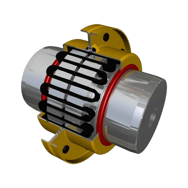 T20 high speed snake spring coupling